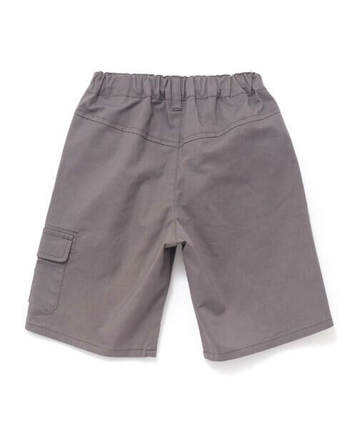 BeBe Petits Pois Vert / ベベ プチ ポワ ヴェール ショート・ハーフ・半端丈パンツ | フロントタック3ポケット5分丈カーゴパンツ(95~150cm) | 詳細9