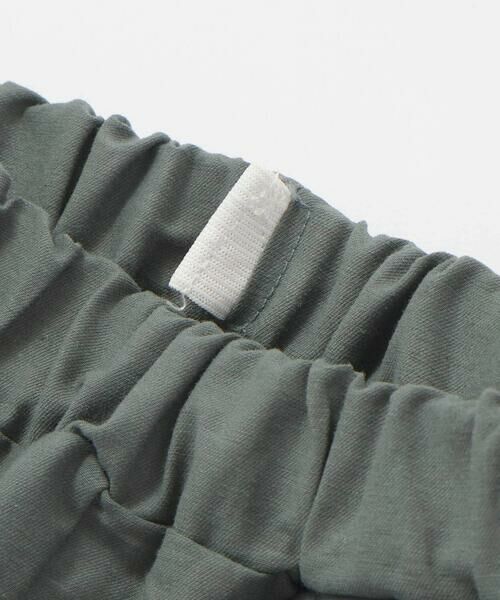 BeBe Petits Pois Vert / ベベ プチ ポワ ヴェール ショート・ハーフ・半端丈パンツ | 斜めカットソー布帛切り替え5分丈パンツ(95~160cm) | 詳細16