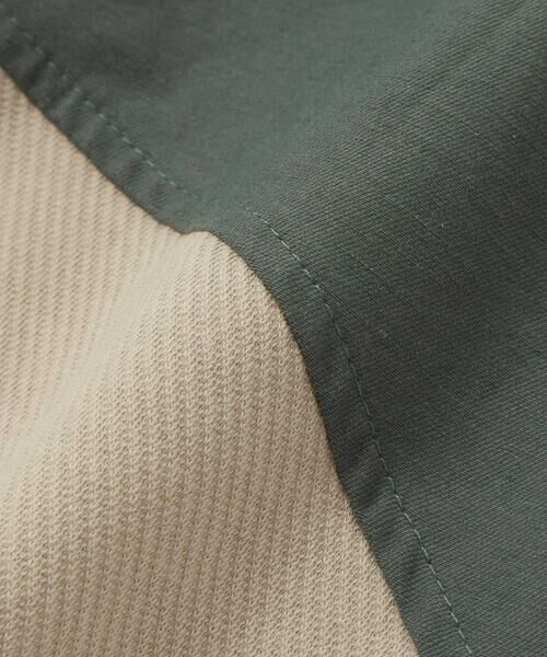 BeBe Petits Pois Vert / ベベ プチ ポワ ヴェール ショート・ハーフ・半端丈パンツ | 斜めカットソー布帛切り替え5分丈パンツ(95~160cm) | 詳細17