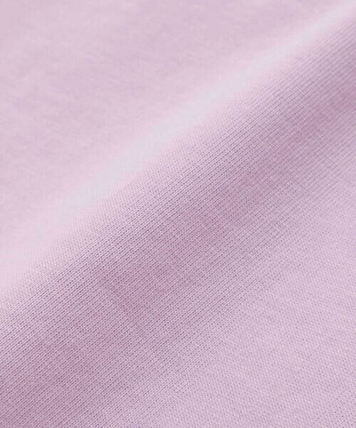 BeBe Petits Pois Vert / ベベ プチ ポワ ヴェール Tシャツ | サテン風配色リボンモチーフ半袖Tシャツ(95~150cm) | 詳細17