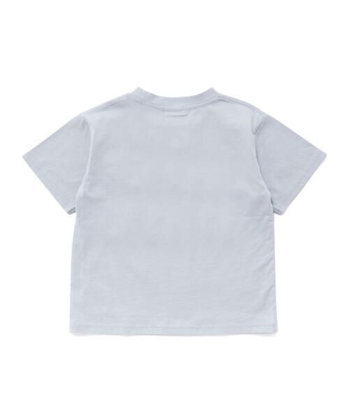 BeBe Petits Pois Vert / ベベ プチ ポワ ヴェール Tシャツ | ステッチ＆サガラ刺しゅうロゴ半袖Tシャツ(95~150cm) | 詳細10