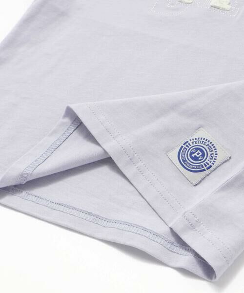 BeBe Petits Pois Vert / ベベ プチ ポワ ヴェール Tシャツ | ステッチ＆サガラ刺しゅうロゴ半袖Tシャツ(95~150cm) | 詳細15