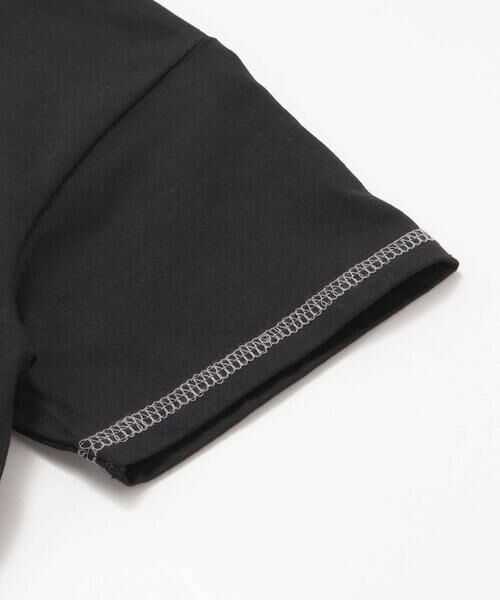 BeBe Petits Pois Vert / ベベ プチ ポワ ヴェール Tシャツ | 配色ステッチ立体ロゴプリント半袖Tシャツ(95~160cm) | 詳細15