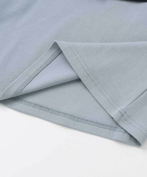 BeBe Petits Pois Vert / ベベ プチ ポワ ヴェール ミニ丈・ひざ丈ワンピース | 【店舗限定】重ね着風配色ポンチ長袖ワンピース(95~150cm) | 詳細14