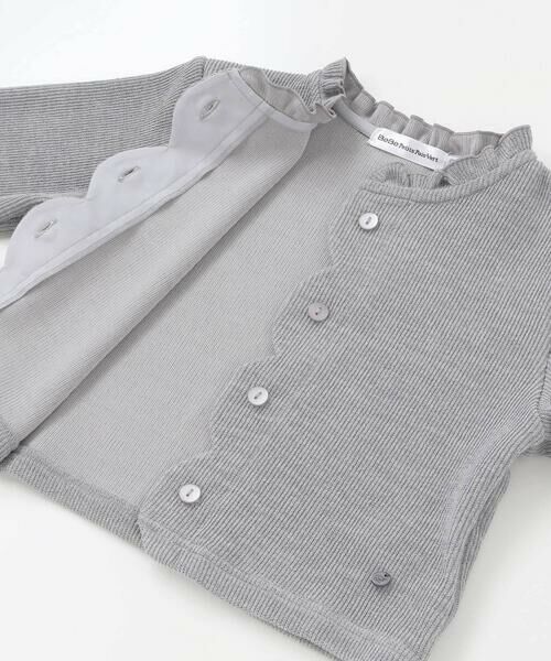 BeBe Petits Pois Vert / ベベ プチ ポワ ヴェール カーディガン・ボレロ | 【店舗限定】スカラップニットカーディガン(95~160cm) | 詳細12