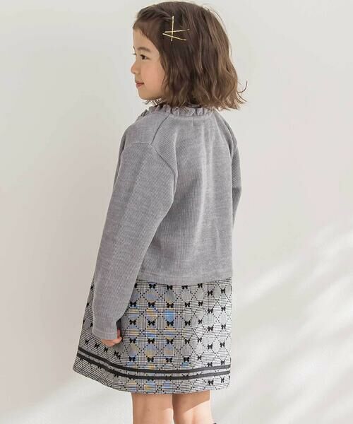 BeBe Petits Pois Vert / ベベ プチ ポワ ヴェール カーディガン・ボレロ | 【店舗限定】スカラップニットカーディガン(95~160cm) | 詳細7