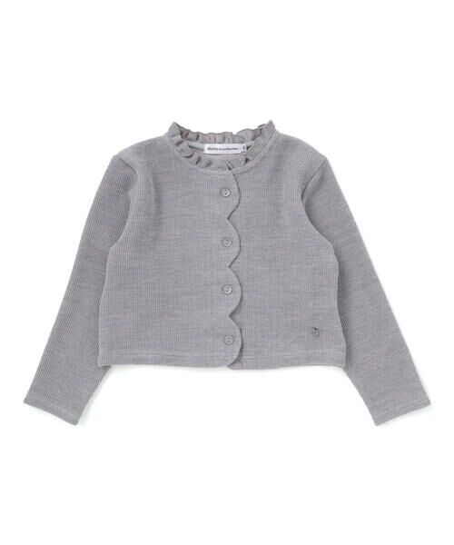 BeBe Petits Pois Vert / ベベ プチ ポワ ヴェール カーディガン・ボレロ | 【店舗限定】スカラップニットカーディガン(95~160cm) | 詳細8