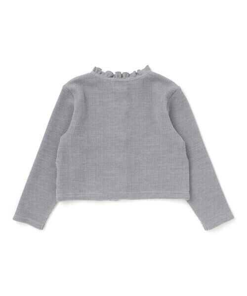 BeBe Petits Pois Vert / ベベ プチ ポワ ヴェール カーディガン・ボレロ | 【店舗限定】スカラップニットカーディガン(95~160cm) | 詳細9