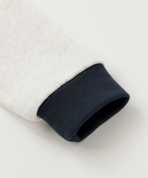 BeBe Petits Pois Vert / ベベ プチ ポワ ヴェール カーディガン・ボレロ | 【店舗限定】配色裏毛カーディガン(95~160cm) | 詳細8