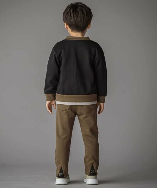 BeBe Petits Pois Vert / ベベ プチ ポワ ヴェール カーディガン・ボレロ | 【店舗限定】配色裏毛カーディガン(95~160cm) | 詳細14