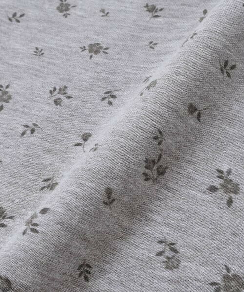 BeBe Petits Pois Vert / ベベ プチ ポワ ヴェール スウェット | 【店舗限定】花柄インクジェット裏毛長袖トレーナー(95~150cm) | 詳細13