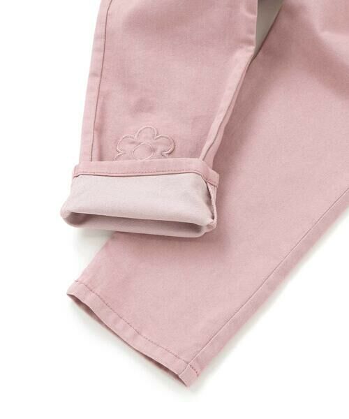 BeBe Petits Pois Vert / ベベ プチ ポワ ヴェール デニムパンツ | 【店舗限定】花パッチワークカラーデニムロングパンツ(95~150cm) | 詳細15