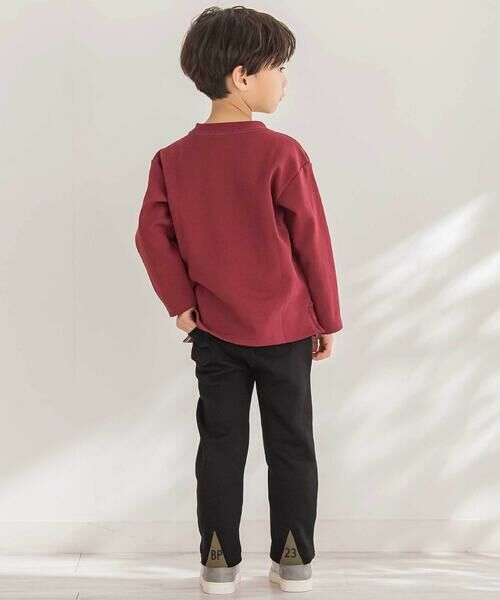 BeBe Petits Pois Vert / ベベ プチ ポワ ヴェール その他パンツ | 【店舗限定】バック三角ポイント裏毛ロングパンツ(95~150cm) | 詳細2