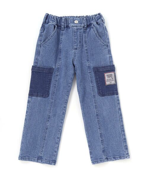 BeBe Petits Pois Vert / ベベ プチ ポワ ヴェール デニムパンツ | 【店舗限定】ポケットストレッチデニムロングパンツ(95~160cm) | 詳細15