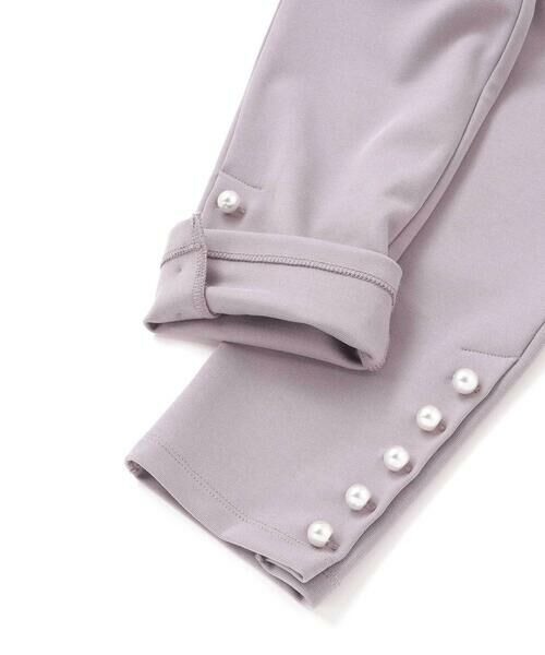 BeBe Petits Pois Vert / ベベ プチ ポワ ヴェール その他パンツ | 【店舗限定】裾パールボタンポンチロングパンツ(95~150cm) | 詳細11