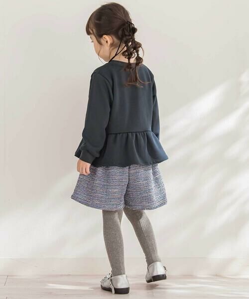 BeBe Petits Pois Vert / ベベ プチ ポワ ヴェール その他パンツ | 【店舗限定】ツイードキュロットパンツ(95~160cm) | 詳細2