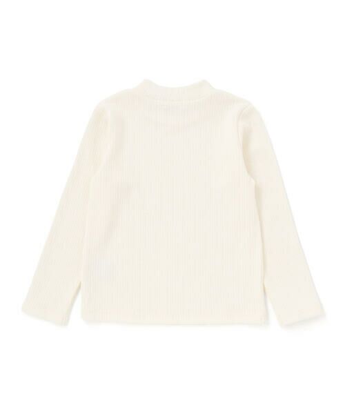 BeBe Petits Pois Vert / ベベ プチ ポワ ヴェール Tシャツ | 【店舗限定】プチハイネックリブトップス(95~160cm) | 詳細5