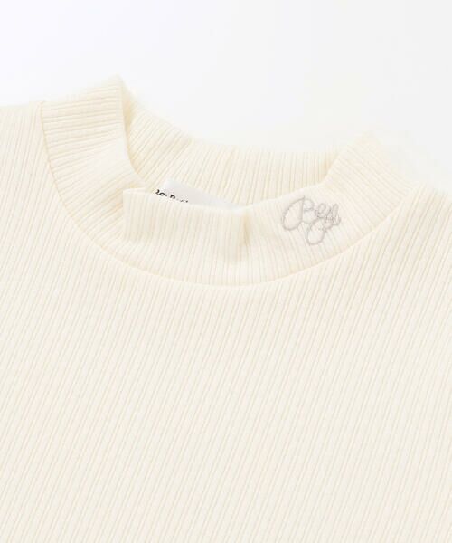 BeBe Petits Pois Vert / ベベ プチ ポワ ヴェール Tシャツ | 【店舗限定】プチハイネックリブトップス(95~160cm) | 詳細6