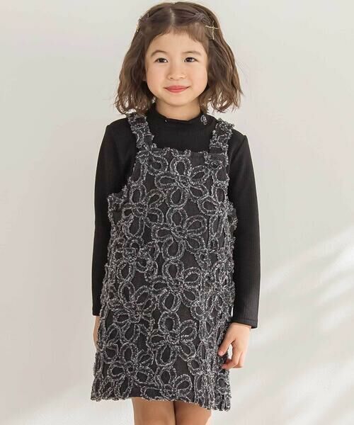 BeBe Petits Pois Vert / ベベ プチ ポワ ヴェール Tシャツ | 【店舗限定】プチハイネックリブトップス(95~160cm) | 詳細12