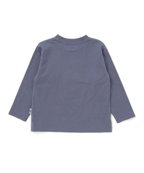 BeBe Petits Pois Vert / ベベ プチ ポワ ヴェール Tシャツ | 【店舗限定】飛行機発泡プリント天竺長袖Tシャツ(95~150cm) | 詳細4