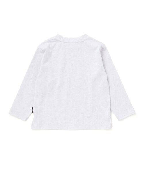 BeBe Petits Pois Vert / ベベ プチ ポワ ヴェール Tシャツ | 【店舗限定】飛行機発泡プリント天竺長袖Tシャツ(95~150cm) | 詳細9