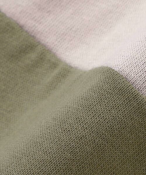 BeBe Petits Pois Vert / ベベ プチ ポワ ヴェール Tシャツ | 【店舗限定】フロッキープリント切り替え天竺長袖Tシャツ(95~150cm) | 詳細15