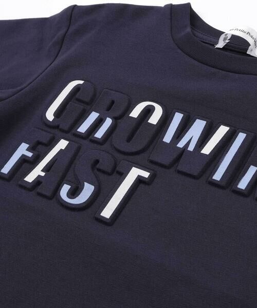 BeBe Petits Pois Vert / ベベ プチ ポワ ヴェール Tシャツ | 【店舗限定】インレイエンボスプリント長袖Tシャツ(95~150cm) | 詳細7