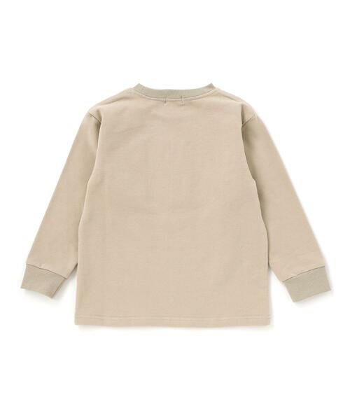 BeBe Petits Pois Vert / ベベ プチ ポワ ヴェール Tシャツ | 【店舗限定】インレイエンボスプリント長袖Tシャツ(95~150cm) | 詳細9