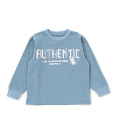 BeBe Petits Pois Vert / ベベ プチ ポワ ヴェール Tシャツ | 【店舗限定】インレイ発泡プリントクワガタムシ長袖Tシャツ(95~150cm)