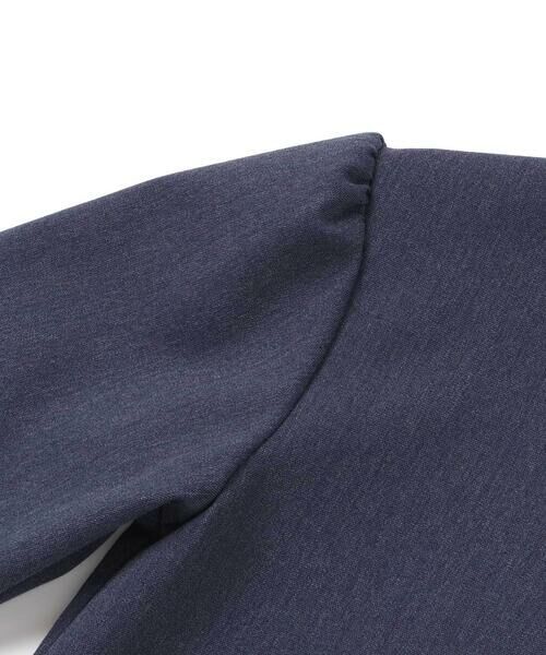 BeBe Petits Pois Vert / ベベ プチ ポワ ヴェール セットアップ | シフォンフリルブラウス+ロングパンツセットアップ(95~150cm) | 詳細8