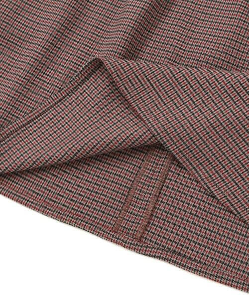 BeBe Petits Pois Vert / ベベ プチ ポワ ヴェール ミニ丈・ひざ丈ワンピース | 千鳥チェックラグランギャザースリーブワンピース(95~150cm) | 詳細14