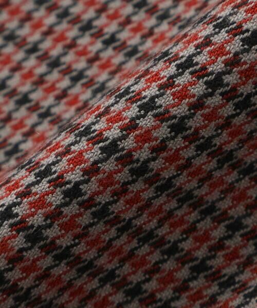 BeBe Petits Pois Vert / ベベ プチ ポワ ヴェール ミニ丈・ひざ丈ワンピース | 千鳥チェックラグランギャザースリーブワンピース(95~150cm) | 詳細15