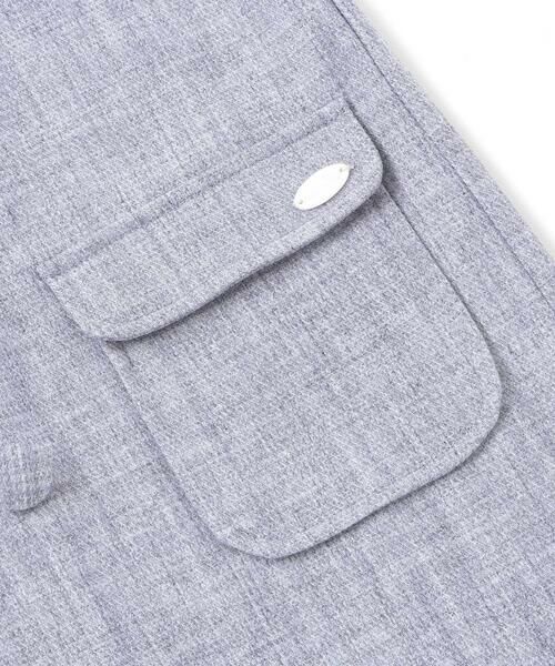 BeBe Petits Pois Vert / ベベ プチ ポワ ヴェール ベスト | フリルトレンチ風ジレ(95~150cm) | 詳細13