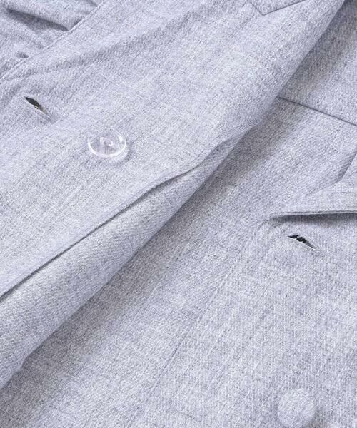 BeBe Petits Pois Vert / ベベ プチ ポワ ヴェール ベスト | フリルトレンチ風ジレ(95~150cm) | 詳細16