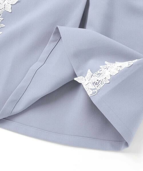 BeBe Petits Pois Vert / ベベ プチ ポワ ヴェール ミニ丈・ひざ丈ワンピース | 【お揃い】フリル&花レースAラインワンピース(95~150cm) | 詳細14