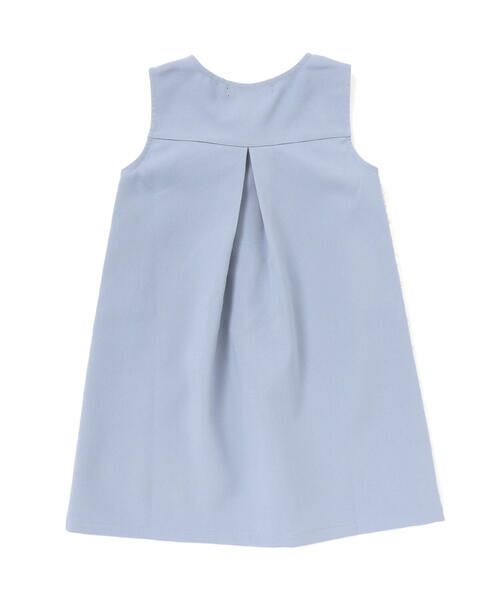 BeBe Petits Pois Vert / ベベ プチ ポワ ヴェール ミニ丈・ひざ丈ワンピース | 【お揃い】フリル&花レースAラインワンピース(95~150cm) | 詳細9