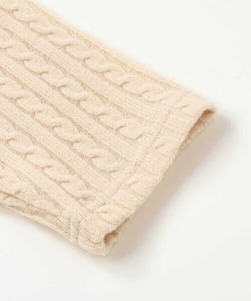 BeBe Petits Pois Vert / ベベ プチ ポワ ヴェール テーラードジャケット | なわ編みニット襟フリルカーディガン(95~150cm) | 詳細9