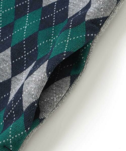 BeBe Petits Pois Vert / ベベ プチ ポワ ヴェール テーラードジャケット | 【お揃い】アーガイル+裏毛切り替え襟付きカーディガン(95~150cm) | 詳細16