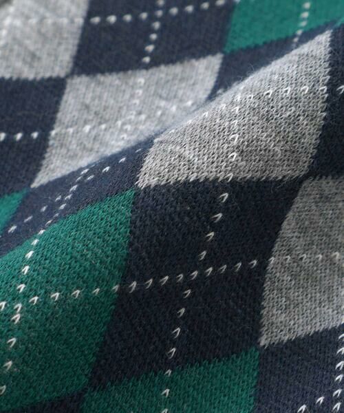 BeBe Petits Pois Vert / ベベ プチ ポワ ヴェール テーラードジャケット | 【お揃い】アーガイル+裏毛切り替え襟付きカーディガン(95~150cm) | 詳細19