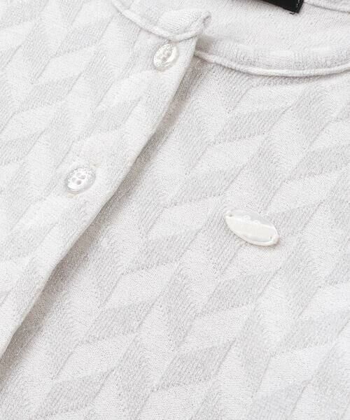 BeBe Petits Pois Vert / ベベ プチ ポワ ヴェール テーラードジャケット | ヘリンボーンラメニットカーディガン(95~150cm) | 詳細6