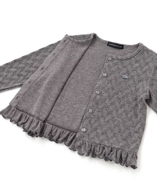 BeBe Petits Pois Vert / ベベ プチ ポワ ヴェール テーラードジャケット | ヘリンボーンラメニットカーディガン(95~150cm) | 詳細16