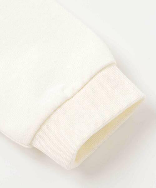 BeBe Petits Pois Vert / ベベ プチ ポワ ヴェール スウェット | 花ストレッチフロントプリーツAライントレーナー(95~160cm) | 詳細8