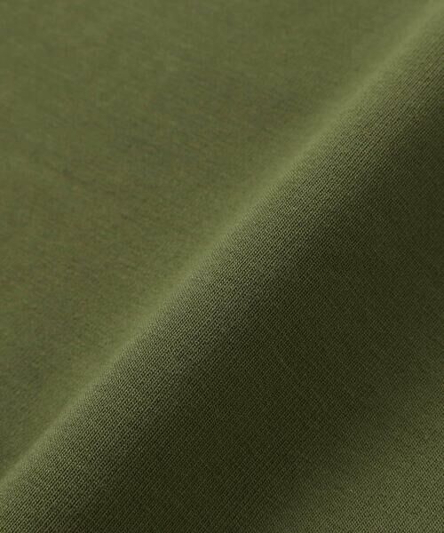 BeBe Petits Pois Vert / ベベ プチ ポワ ヴェール スウェット | 配色斜め切り替えエンボス加工トレーナー(95~150cm) | 詳細10