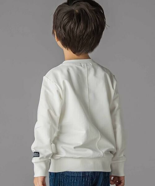 BeBe Petits Pois Vert / ベベ プチ ポワ ヴェール スウェット | コード刺しゅうライオントレーナー(95~150cm) | 詳細2