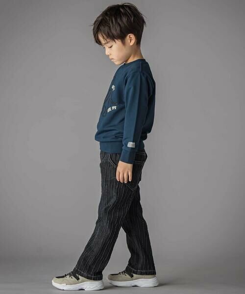 BeBe Petits Pois Vert / ベベ プチ ポワ ヴェール スウェット | コード刺しゅうライオントレーナー(95~150cm) | 詳細7