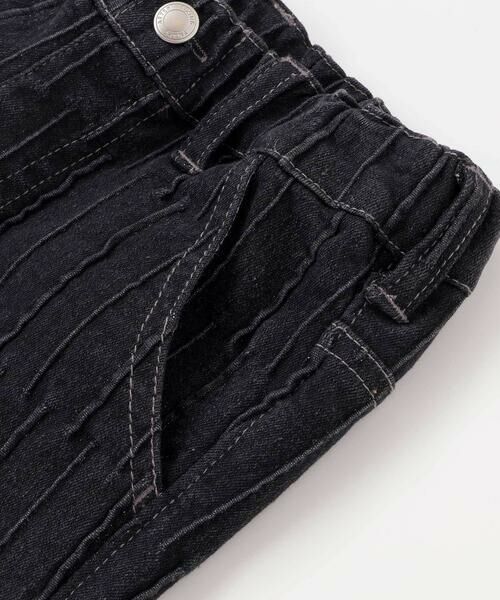 BeBe Petits Pois Vert / ベベ プチ ポワ ヴェール チノ・ワークパンツ | タック加工ストレッチデニム(95~160cm) | 詳細7