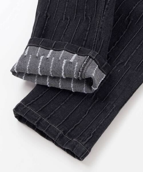 BeBe Petits Pois Vert / ベベ プチ ポワ ヴェール チノ・ワークパンツ | タック加工ストレッチデニム(95~160cm) | 詳細11