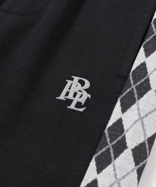 BeBe Petits Pois Vert / ベベ プチ ポワ ヴェール チノ・ワークパンツ | 【お揃い】アーガイル+裏毛切り替えパンツ(95~160cm) | 詳細7