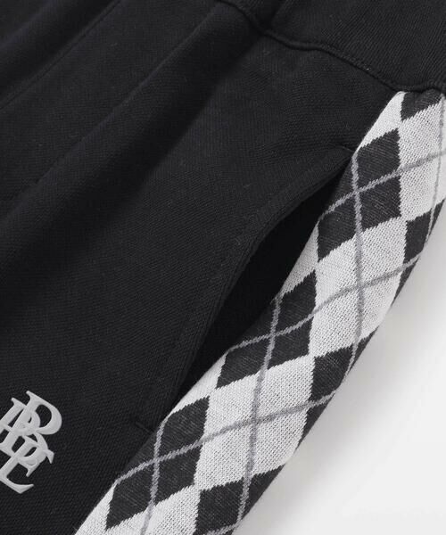 BeBe Petits Pois Vert / ベベ プチ ポワ ヴェール チノ・ワークパンツ | 【お揃い】アーガイル+裏毛切り替えパンツ(95~160cm) | 詳細8