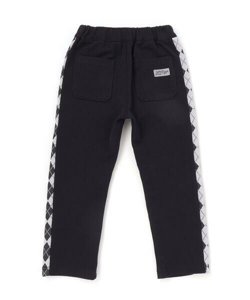 BeBe Petits Pois Vert / ベベ プチ ポワ ヴェール チノ・ワークパンツ | 【お揃い】アーガイル+裏毛切り替えパンツ(95~160cm) | 詳細5